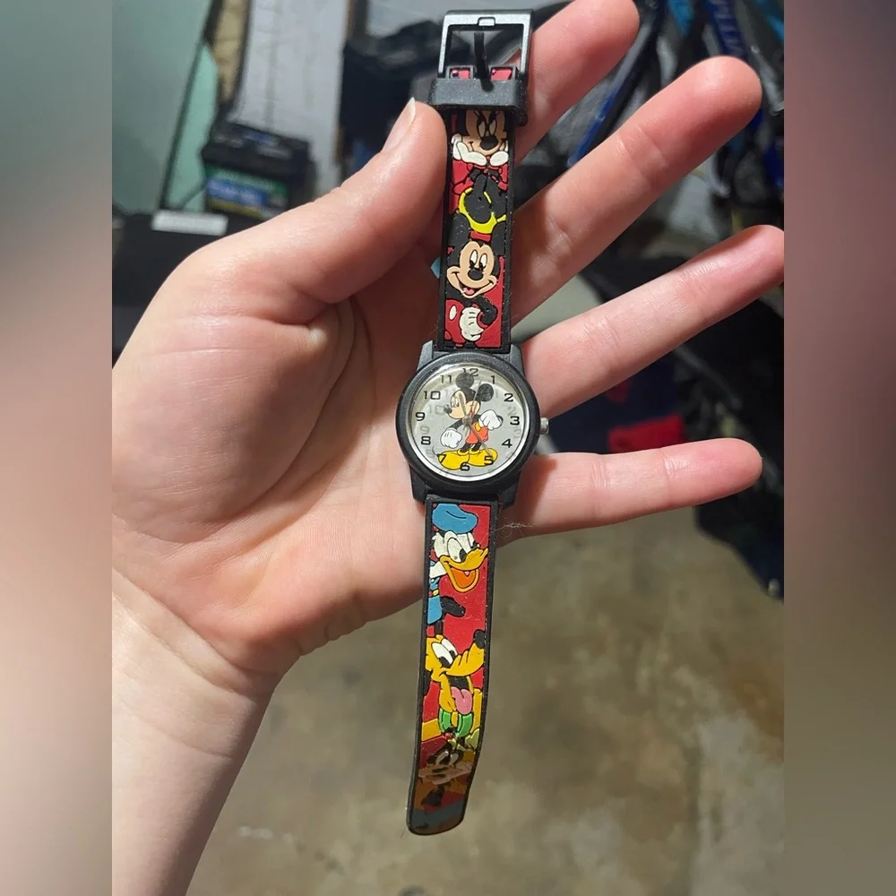 Disney Mickey Mouse Wrist Watch MUOO81 by SII Marketing (Seiko) Untested C103 - Picture 3 of 7